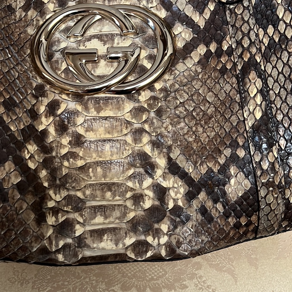 Gucci Python Hobo - image 7